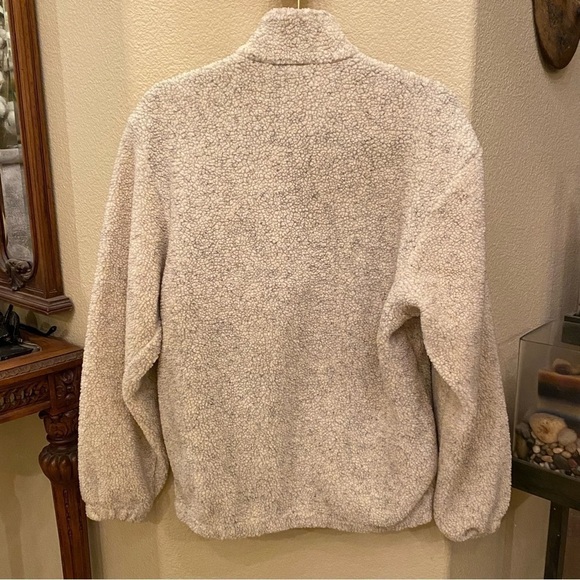 Vintage HARTWELL VIASPORT 3/4 Zip Cream Stevensville Montana Sweater Size Small - Picture 6 of 10